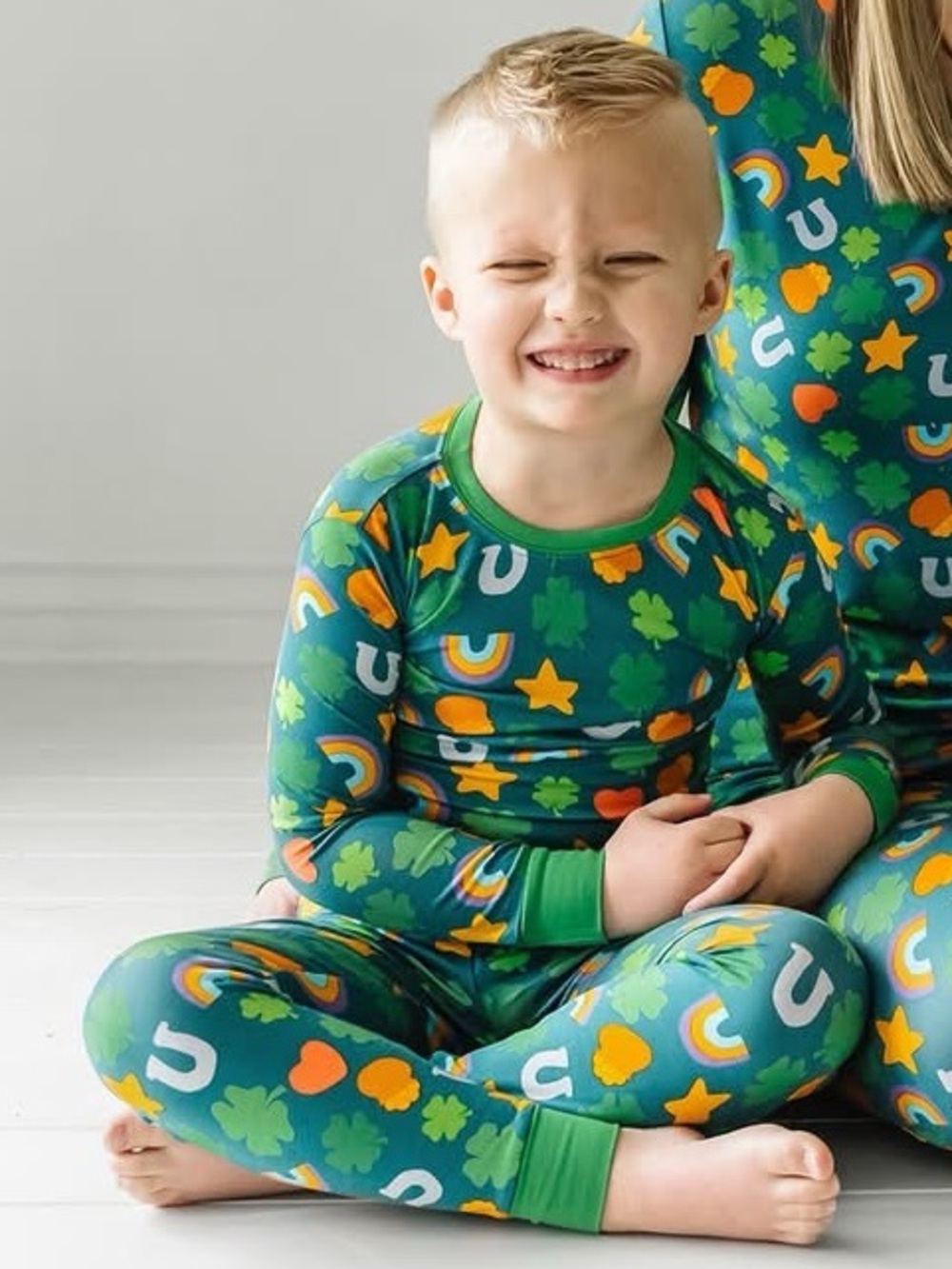 Little Sleepies Lucky 2 Piece Short Sleeve Bamboo Pajama Set 4T
